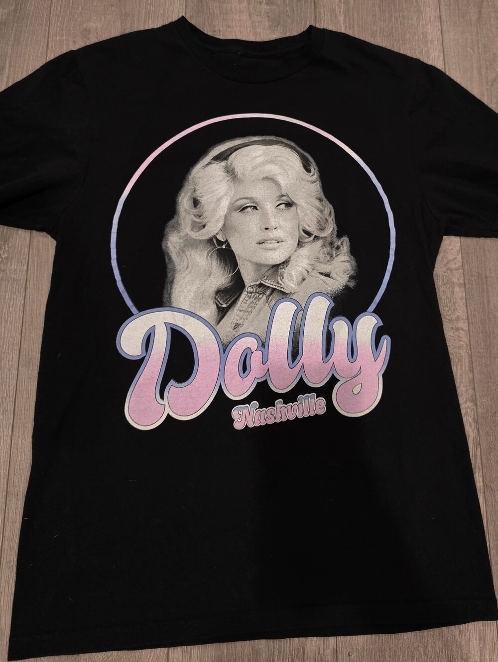 Dolly Parton Cotton Graphic T Shirt Country Music Western Tee, Small